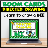 Directed Drawing Boom Cards | How to Draw a Bee | Insects