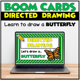Directed Drawing Boom Cards | How to Draw a Butterfly | Insects