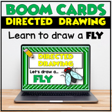Directed Drawing Boom Cards | How to Draw a Fly | Insects