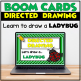 Directed Drawing Boom Cards | How to Draw a Ladybug | Insects