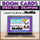 Directed Drawing Boom Cards | How to Draw a PANDA
