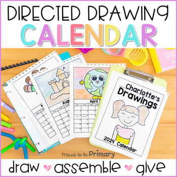 Directed Drawing Calendar Parent Gift Years 2021 2025 Editable Calendar