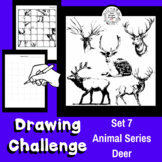 Art Lesson - Directed Drawing Challenge: Series 7 Elk