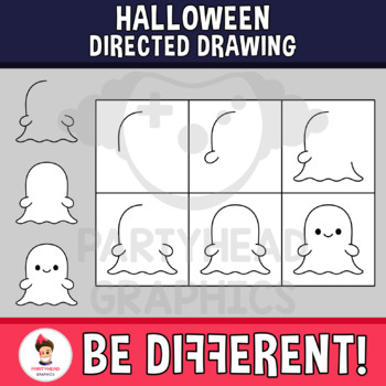 Halloween Directed Drawing / Learn To Draw Activity Sheets