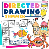 Directed Drawing: Draw & Write Summer Activity Pages K-2