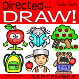 Directed Drawing Fall September Johnny Appleseed Apple Tre