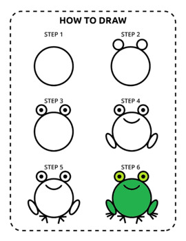 Directed Drawing: How to Draw Animals Step by Step Guide for Kids