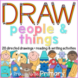 Directed Drawing - People, School Things, Toys, Vehicles -