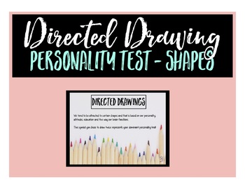 Preview of Directed Drawing Personality Test (Shapes) Icebreaker