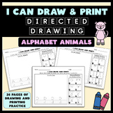 Directed Drawing & Printing Practice Set - I Can Draw & Pr