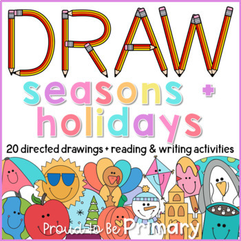 Preview of Directed Drawing, Writing, & Reading Activities for Fall, Winter, Spring, Summer