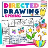 Directed Drawing: Draw & Write Spring Activity Pages K-2