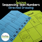Directed Drawing Spring Sequencing Puzzles Teen Numbers 11 to 20