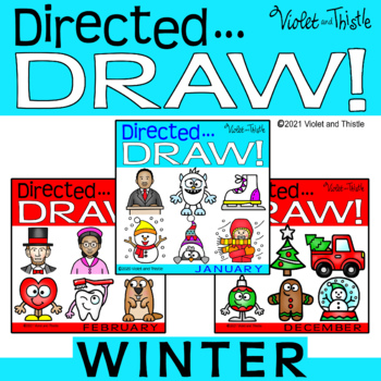 Directed Drawing DecemberChristmas Tree Gingerbread Winter How to Draw Step  by