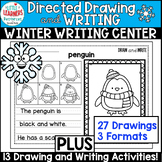 Directed Drawing Winter-Winter Writing Activities-January 