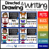 Directed Drawing With Differentiated Writing Prompts | Art