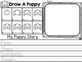 Directed Drawing and Writing PUPPY FREEBIE Whimsy Workshop