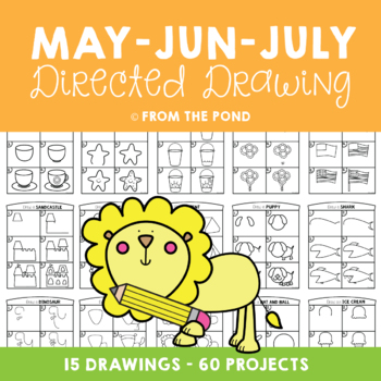 Preview of Directed Drawing and Writing Packet - May, June and July