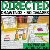 Directed Drawing Writing Prompts - 50 Images