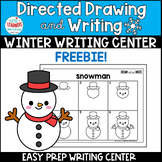 Directed Drawing and Writing Winter Freebie