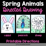 Directed Drawings - 3 Spring Animals - Bunny Rabbit, Sheep