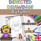 Directed Drawings Autumn. September Worksheets. Fine motor.