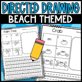 Directed Drawings Beach Themed Draw and Write