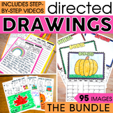 Directed Drawings Bundle | with Summer Directed Drawings | End of Year Activity