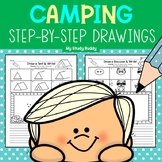 Summer Directed Drawings: Camping Theme with Writing Optio