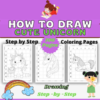 unicorn coloring book for kids ages 4-8: (The Future Teacher's