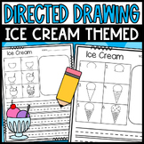 Directed Drawings Ice Cream Themed Draw and Write