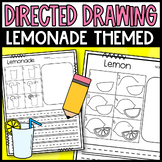 Directed Drawings Lemonade Themed Draw and Write