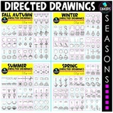 Directed Drawings - Seasons Clipart Bundle {Educlips Clipart}