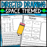 Directed Drawings Space Day Themed Draw and Write