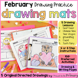 Directed Drawings for February - Valentine's Day bear, gro