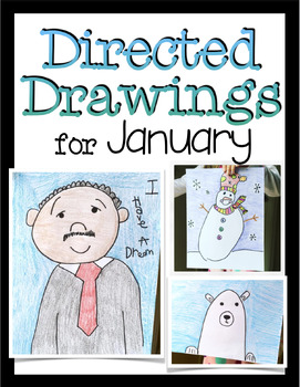 Preview of Winter Directed Drawings for January