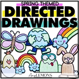 Spring Directed Drawings for Easter, Earth Day, Butterfly,