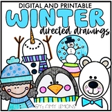 Winter Directed Drawings - Draw a Snowman, Penguin, Polar 