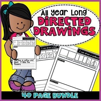 Preview of Directed Drawings and Writing Prompts Draw Write kindergarten first grade