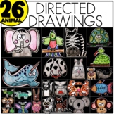 Animal Directed Drawings for the Alphabet, Draw Animals & 