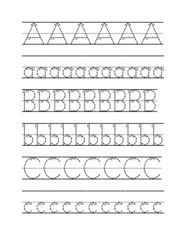 Directed Printing A-Z by lamaternelle | Teachers Pay Teachers