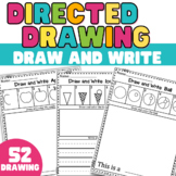 Alphabet Directed drawing - Draw and Write