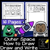 Directed drawings Outer Space how to draw and write art pa