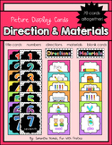 Direction & Materials Picture Display Cards