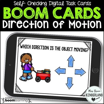 Preview of Direction of Motion: Force and Motion Boom Cards™, Digital Task Cards