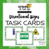 Directional Environmental Signs Task Cards 