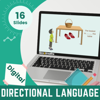 Preview of Directional Language | Interactive Activities | With Printable Worksheet