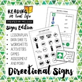 Directional Signs Functional Sight Words Reading Unit