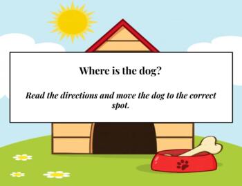 Preview of Directional Words Activity