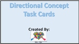 Directional concept task cards